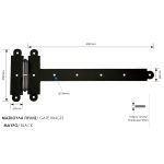 Μάσκουλο Πυλης - Αυλοπορτα Μαύρο Ζωγομετάλ 0136