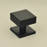 Μπουλ Εξώπορτας Μαύρο Ματ Τετράγωνο