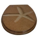 Κάλυμμα λεκάνης Polyresin 36×43 cm αστερίας