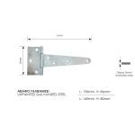 Μάσκουλο Φράχτη 16εκ Ζωγομετάλ 1113