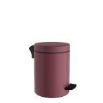 Χαρτοδοχείο 3 Lit, Soft Close – Matt Bordeaux, Pam & Co, Ø18 x H25 (cm), 03-601-153