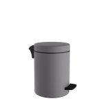 Χαρτοδοχείο 3 Lit, Soft Close – Matt Concrete Grey, Pam & Co, Ø18 x H25 (cm), 03-601-163
