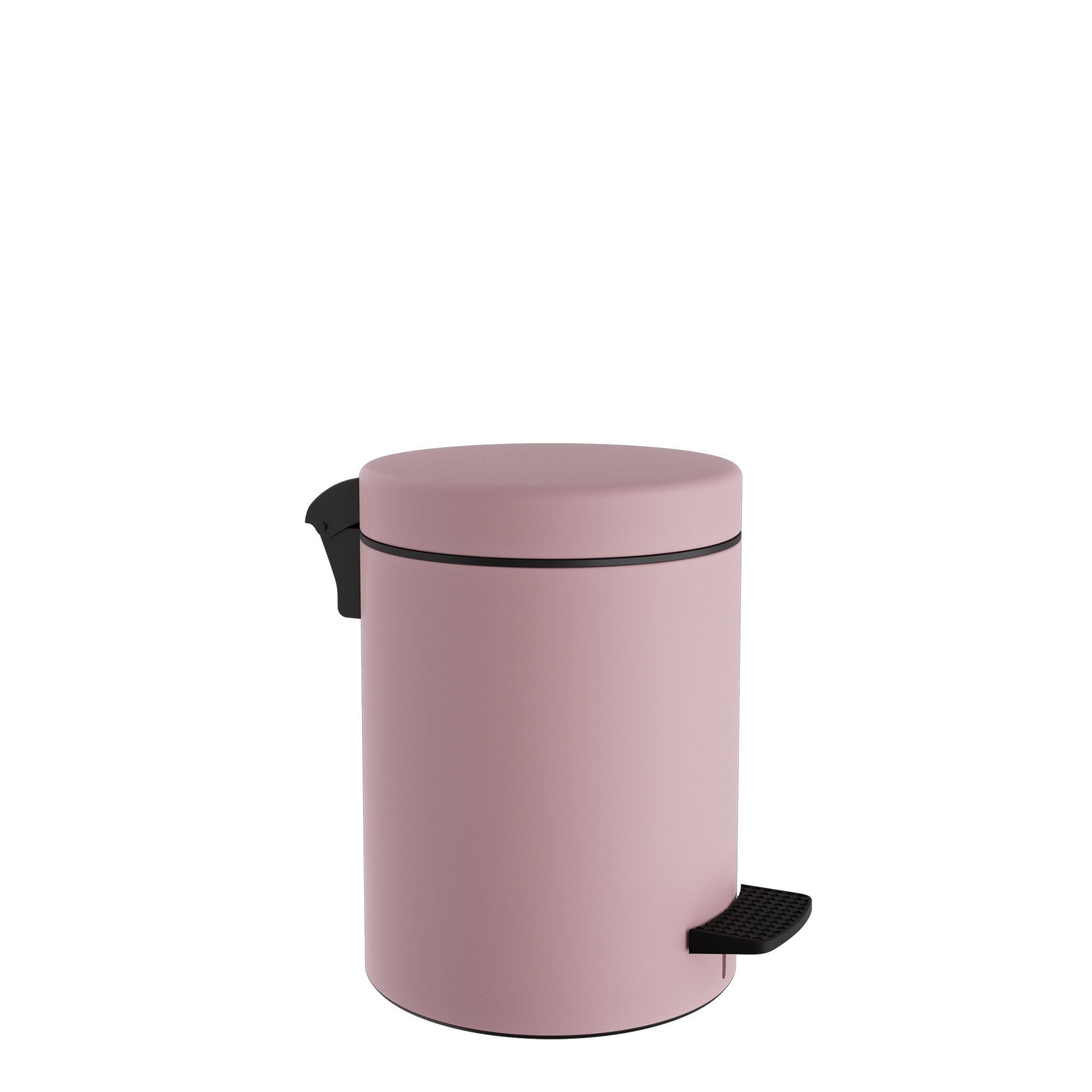 03-601-303 Χαρτοδοχείο 3 Lit, Soft Close – Matt Pink, Pam & Co, Ø18 x H25 (cm), 03-601-303 - Image 1