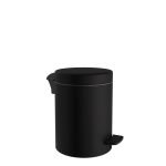 Χαρτοδοχείο 3 Lit, Soft Close – Matt Black, Pam & Co, Ø18 x H25 (cm), 03-601-403