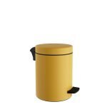 Χαρτοδοχείο 3 Lit, Soft Close – Matt Yellow, Pam & Co, Ø18 x H25 (cm), 03-601-603