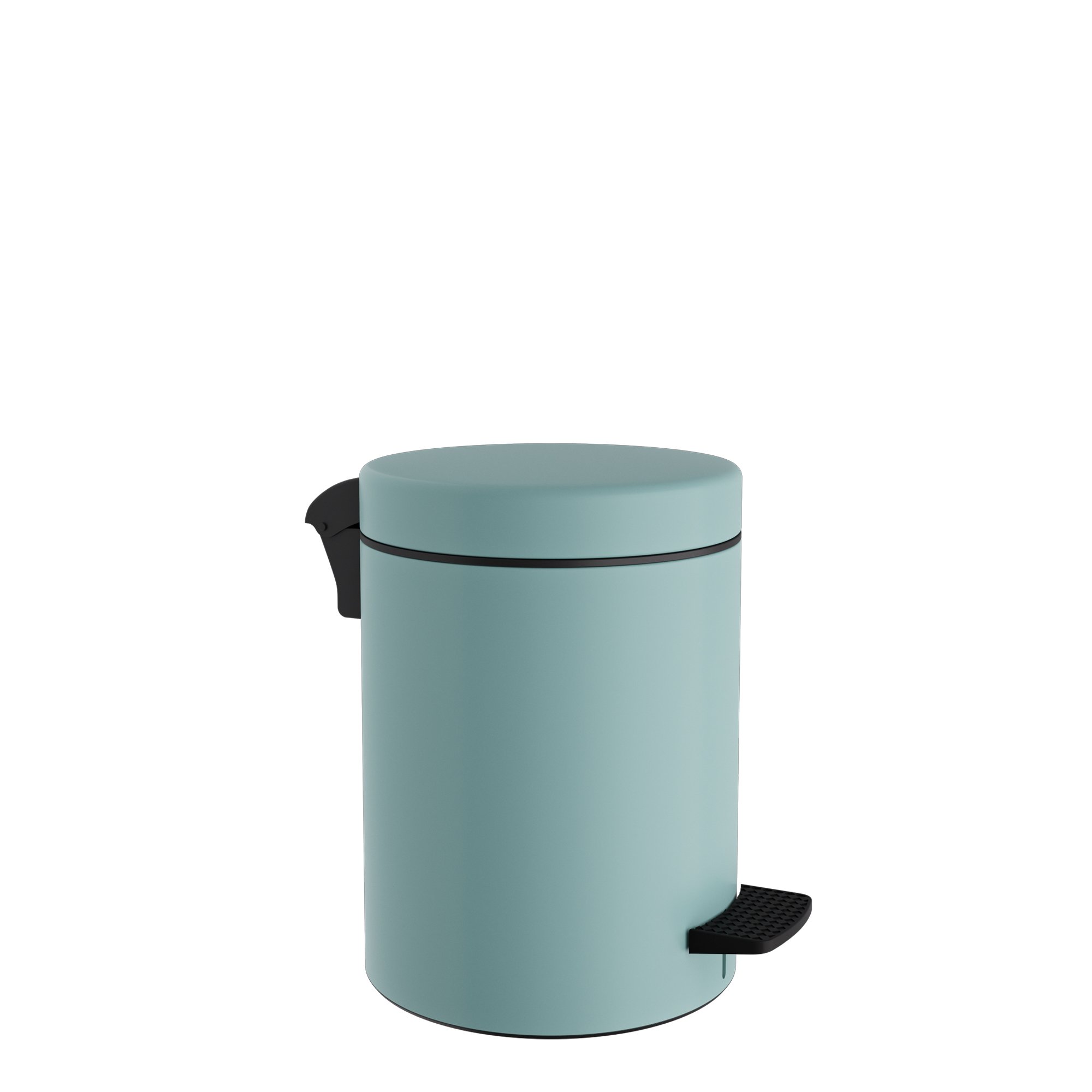 03-601-913 Χαρτοδοχείο 3 Lit, Soft Close – Matt Turquoise, Pam & Co, Ø18 x H25 (cm), 03-601-913 - Image 1
