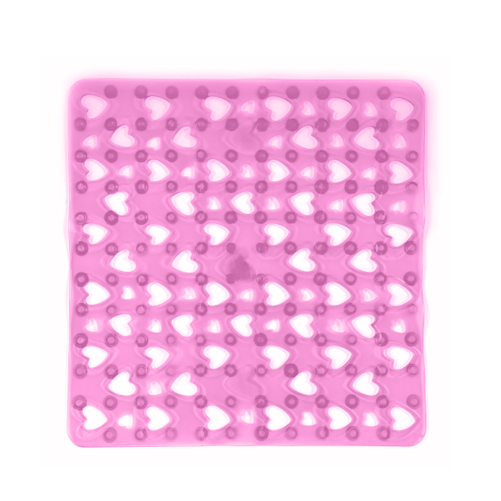 031ea86be8-5c25-ee10-fff5-018df9e4cc8d Αντιολισθητικό ταπέτο HEARTS Ροζ - Image 1