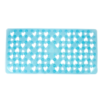 Αντιολισθητικό ταπέτο HEARTS Τυρκουάζ