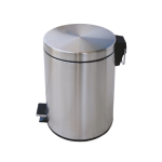 Χαρτοδοχείο στρογγυλό ανοξείδωτο