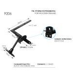 Μάσκουλο Ρυθμιζόμενο Μάυρο Γαλβανιζέ Ζωγομετάλ 9206