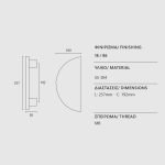 Μπούλ Εξώπορτας Inox Ζωγομετάλ 385 - Image 2