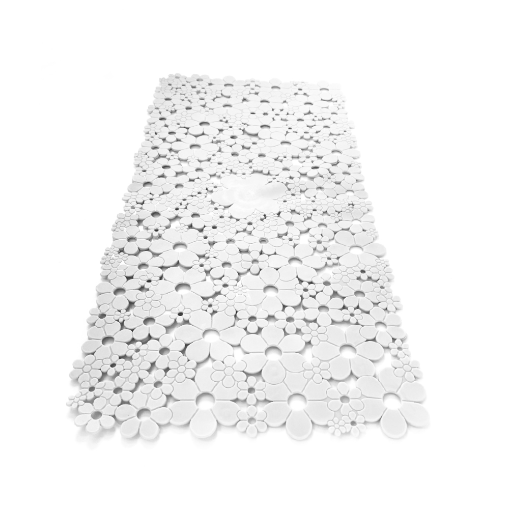 03904ec90a-133c-8c70-af69-018df9e4cf89 Αντιολισθητικό ταπέτο FIORE Λευκό - Image 1