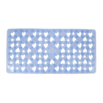 Αντιολισθητικό ταπέτο HEARTS Σιέλ