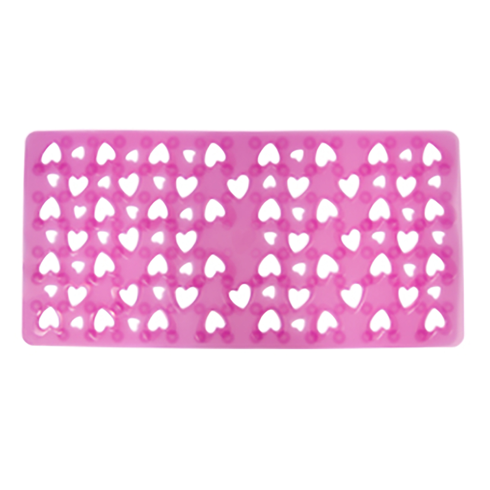03ce7b871b-f6a7-d242-7043-018df9e4cbba Αντιολισθητικό ταπέτο HEARTS Ροζ - Image 1