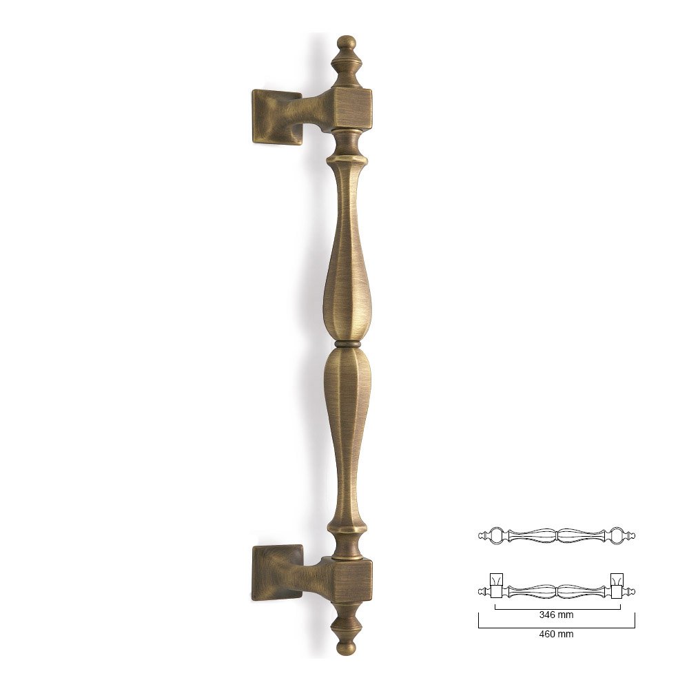 047 zermat 27-6-2019 Εξαιρετική Ιταλική λαβή εξώπορτας - Image 1