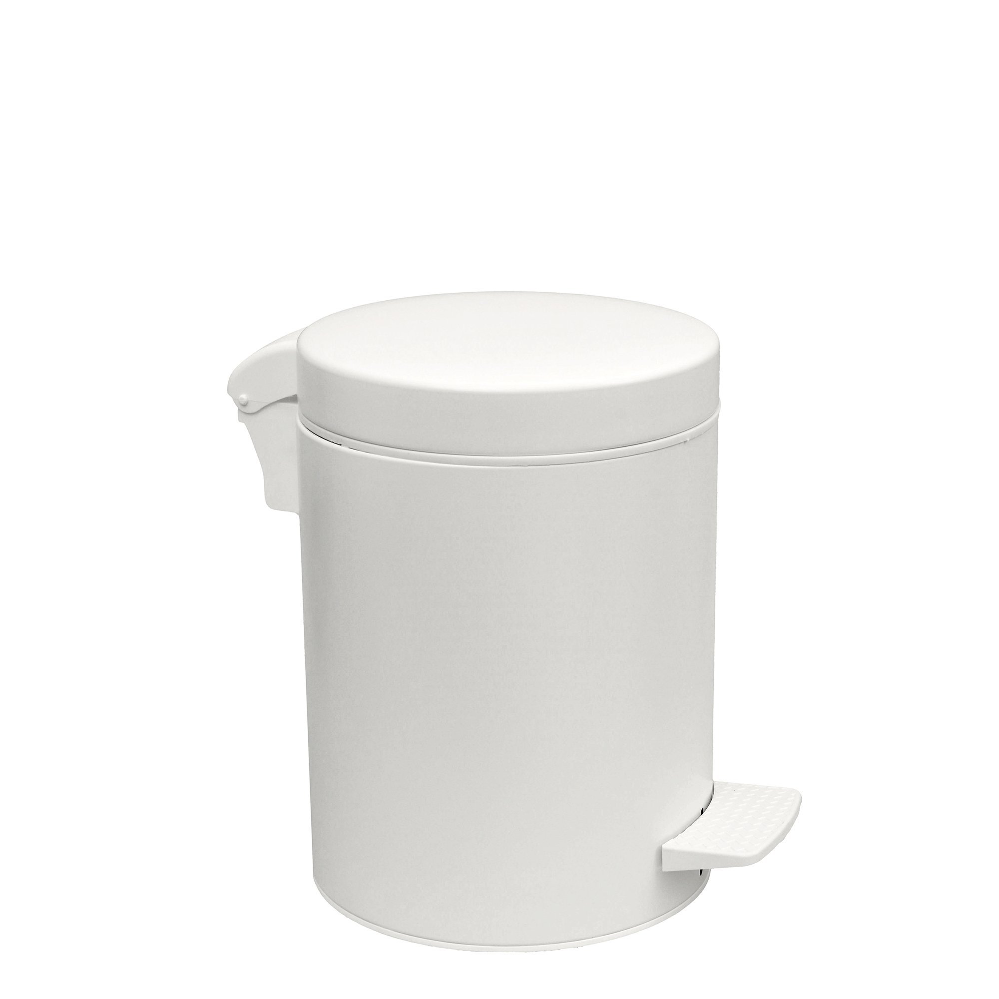 05-096-033 Χαρτοδοχείο 5 Lit, Soft Close – Matt White, Pam & Co, Ø20 x H28 (cm), 05-096-033 - Image 1