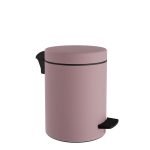 Χαρτοδοχείο 5 Lit, Soft Close – Matt Pink, Pam & Co, Ø20 x H28 (cm), 05-096-303