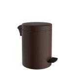 Χαρτοδοχείο 5 Lit, Soft Close – Matt Wenge, Pam & Co, Ø20 x H28 (cm), 05-096-943