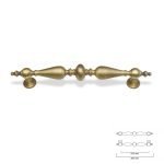 Εξαιρετική Ιταλική λαβή εξώπορτας - Image 2