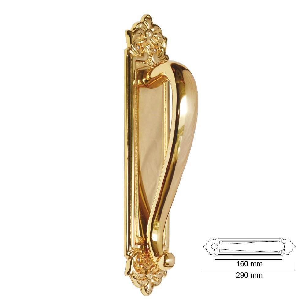 060 zermat como 4-7-2019 Εξαιρετική Ιταλική λαβή εξώπορτας - Image 1