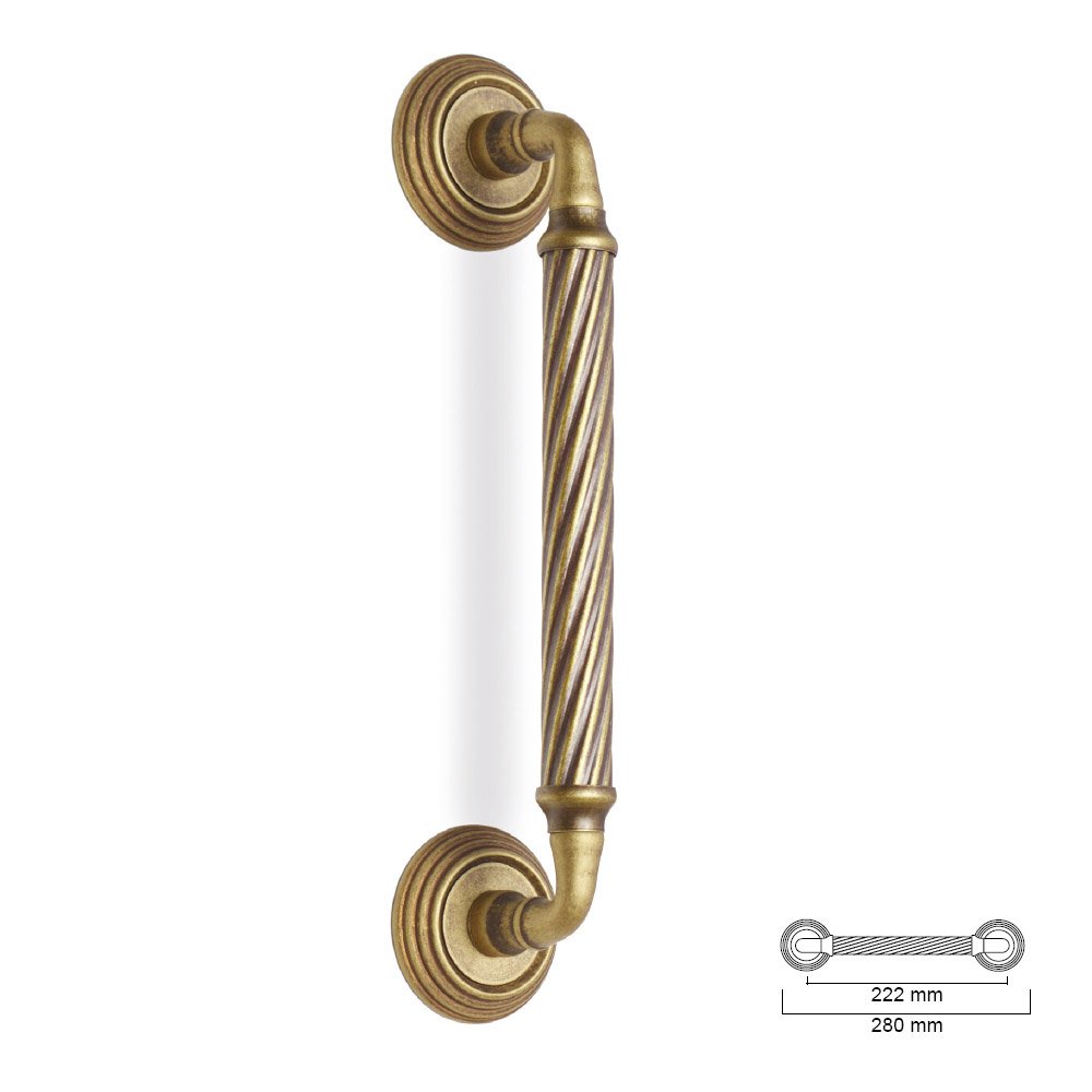 063a zermat 4-7-2019 Εξαιρετική Ιταλική λαβή εξώπορτας - Image 1