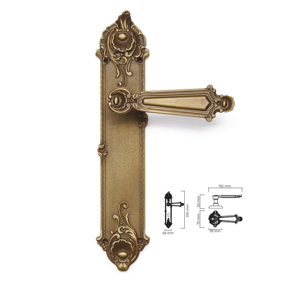 071 zermat 16-7-2019 Εξαιρετική Ιταλική λαβή εξώπορτας - Image 1