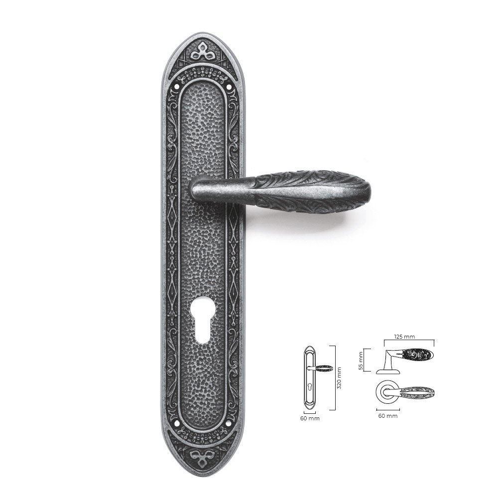 075 zermat 16-7-2019 Εξαιρετική Ιταλική λαβή εξώπορτας - Image 1