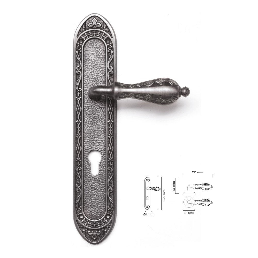 077 zermat 16-7-2019 Εξαιρετική Ιταλική λαβή εξώπορτας - Image 1