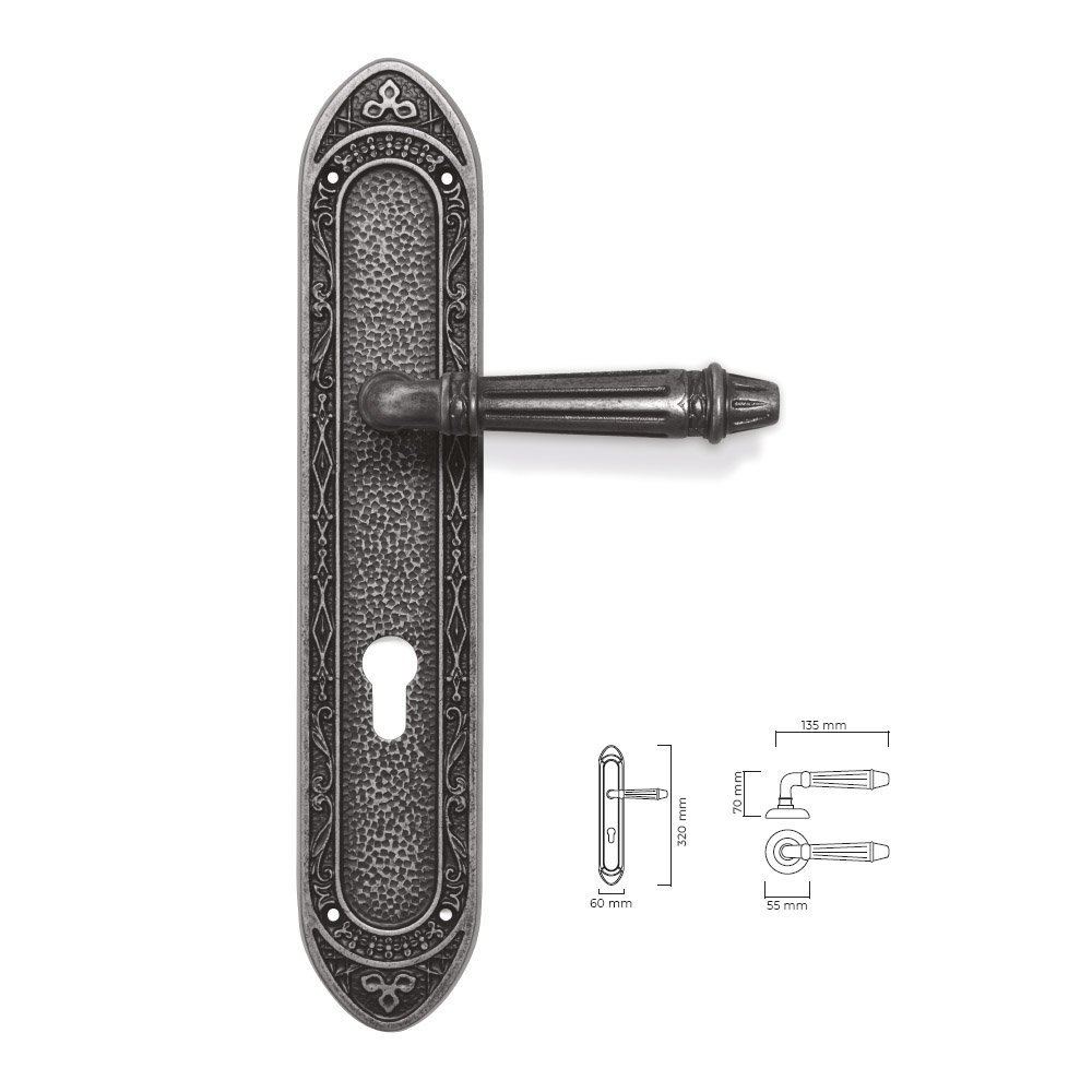 079 zermat 16-7-2019 Εξαιρετική Ιταλική λαβή εξώπορτας - Image 1