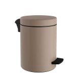 Χαρτοδοχείο 8 Lit, Soft Close – Matt Beige, Pam & Co, Ø23 x H32 (cm), 08-500-103
