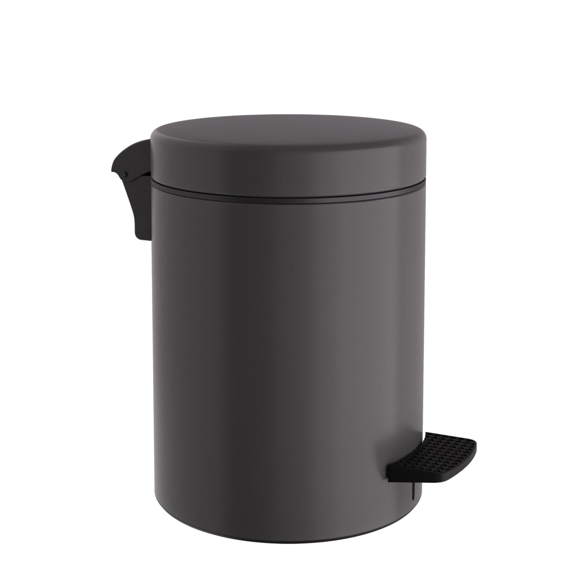 08-500-113 Χαρτοδοχείο 8 Lit, Soft Close – Matt Anthracite, Pam & Co, Ø23 x H32 (cm), 08-500-113 - Image 1