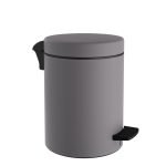 Χαρτοδοχείο 8 Lit, Soft Close – Matt Concrete Grey, Pam & Co, Ø23 x H32 (cm), 08-500-163