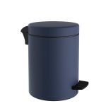 Χαρτοδοχείο 8 Lit, Soft Close – Matt Navy Blue, Pam & Co, Ø23 x H32 (cm), 08-500-203