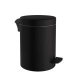 Χαρτοδοχείο 8 Lit, Soft Close – Matt Black, Pam & Co, Ø23 x H32 (cm), 08-500-403