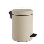 Χαρτοδοχείο 8 Lit, Soft Close – Matt Ivory, Pam & Co, Ø23 x H32 (cm), 08-500-703