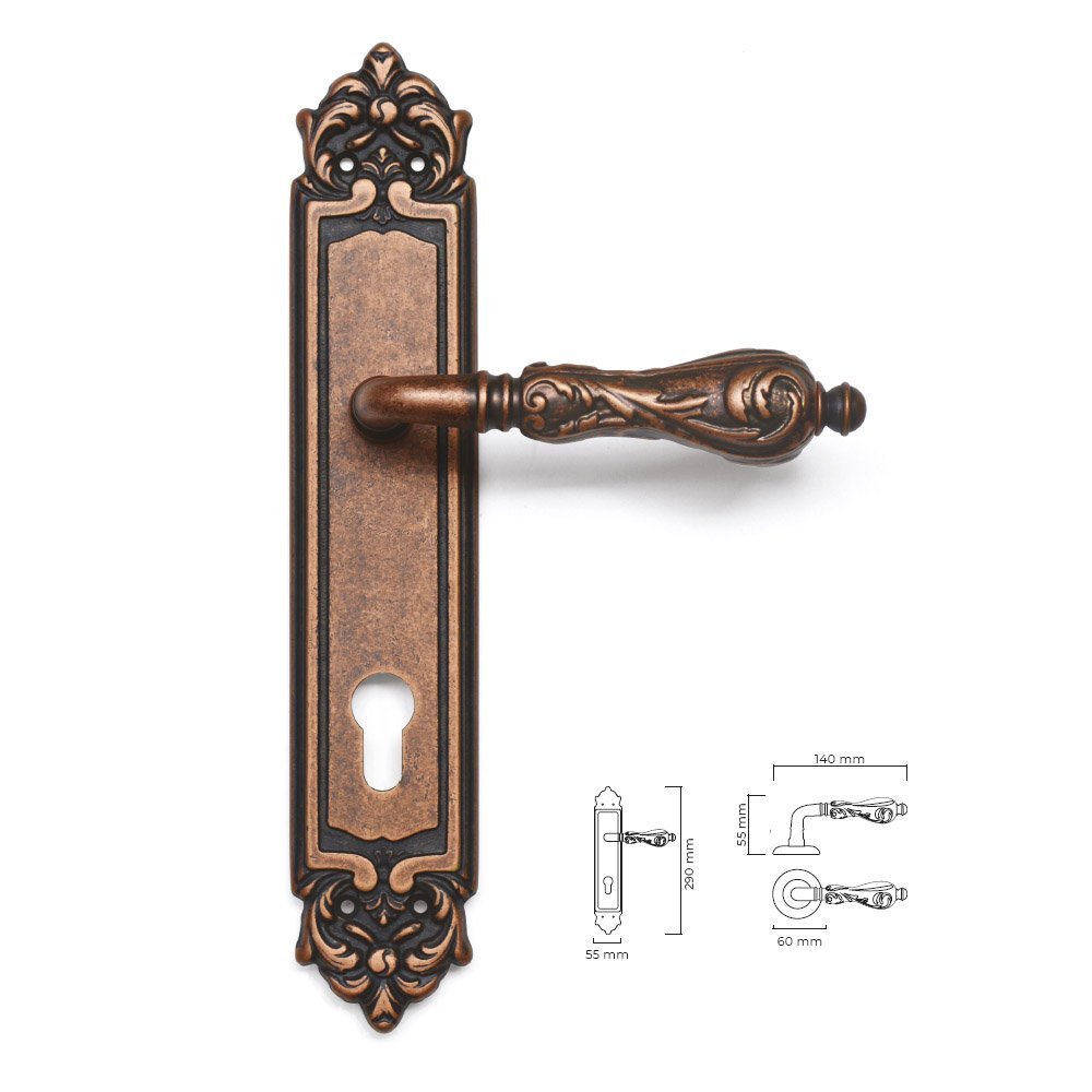 083 zermat 16-7-2019 Εξαιρετική Ιταλική λαβή εξώπορτας - Image 1