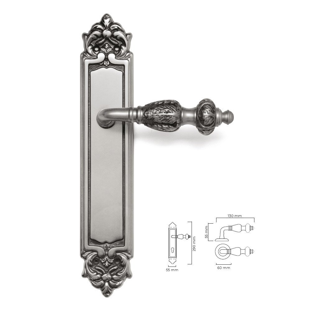 085 zermat 16-7-2019 Εξαιρετική Ιταλική λαβή εξώπορτας - Image 1