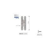 Μεσαίο Μάσκουλο ανοξείδωτο 316 Ζωγομετάλ 0311