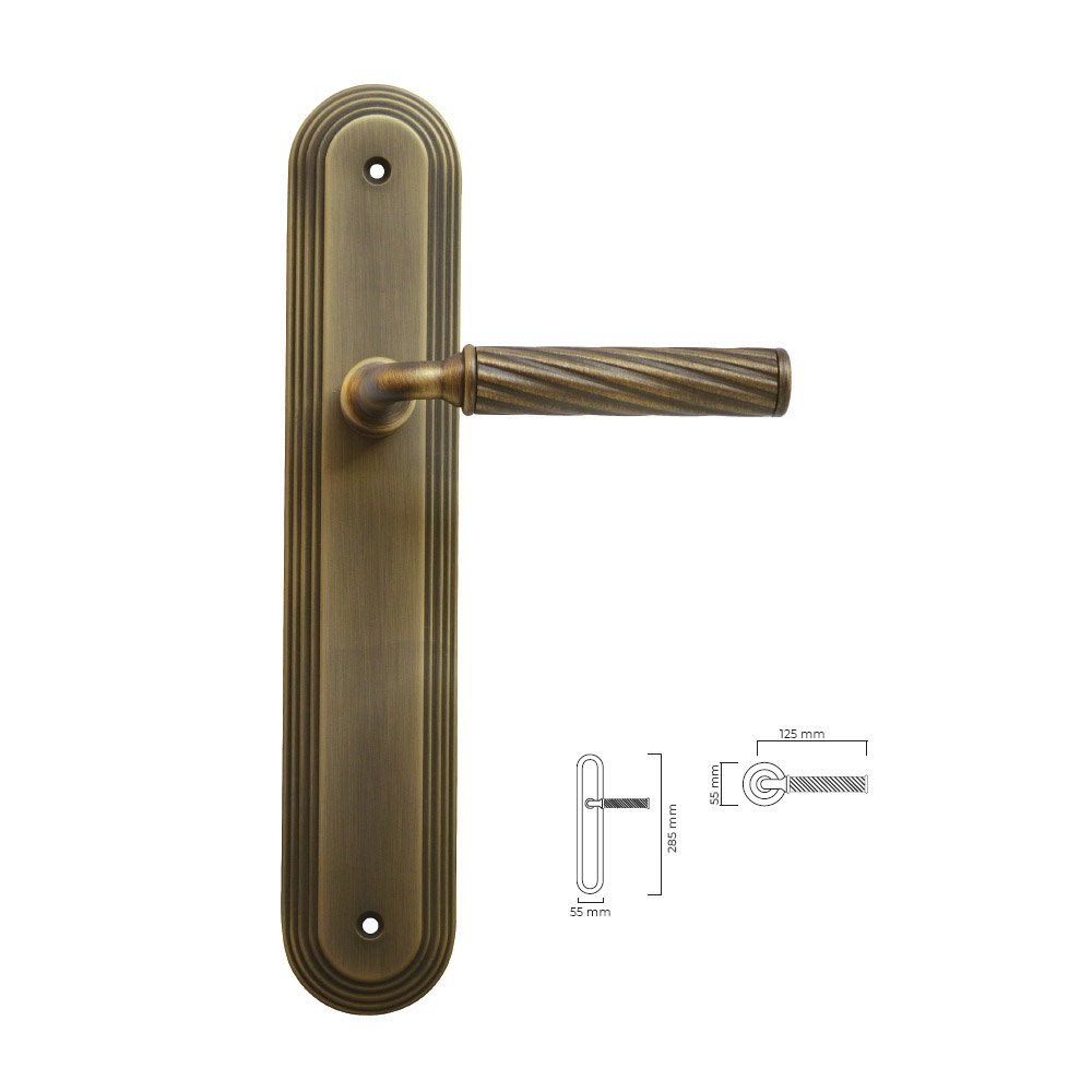 091 zermat 16-7-2019 Εξαιρετική Ιταλική λαβή εξώπορτας - Image 1