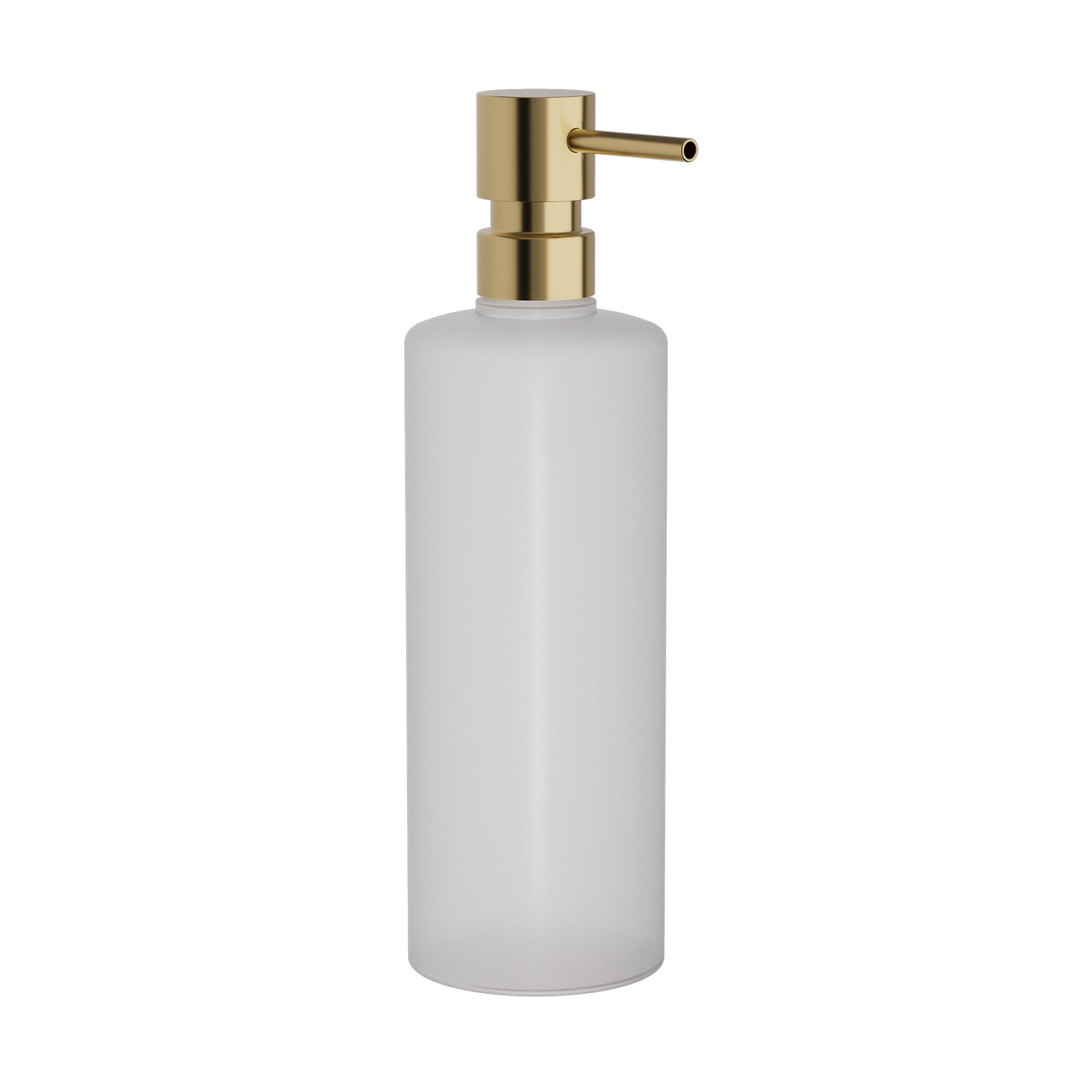 100-023 Επαγγελματικό Dispenser, 650ml – Brushed Gold, Pam & Co, Ø7 x H25 (cm), 100-023 - Image 1