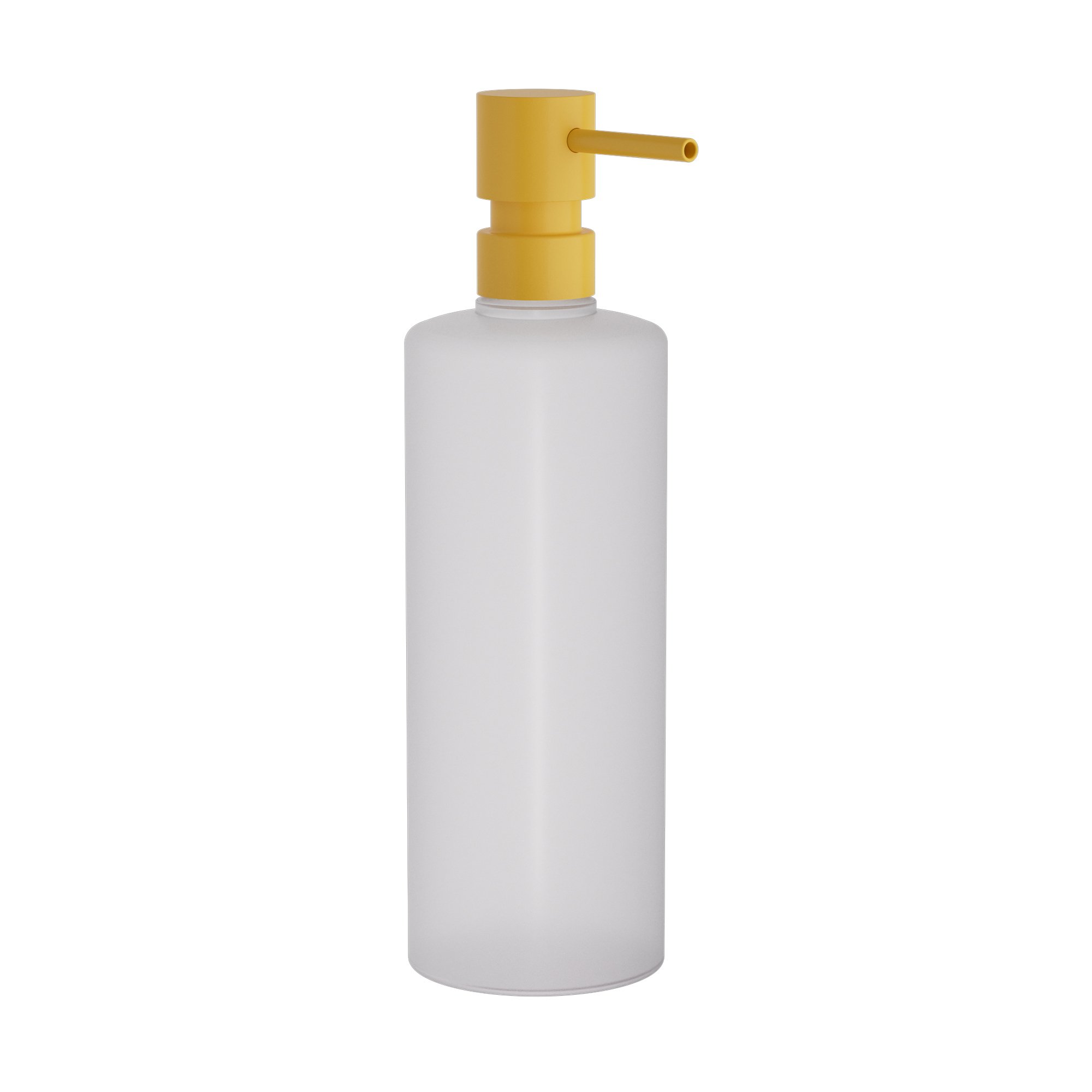 100-603 Επαγγελματικό Dispenser, 650ml – Matt Yellow, Pam & Co, Ø7 x H25 (cm), 100-603 - Image 1