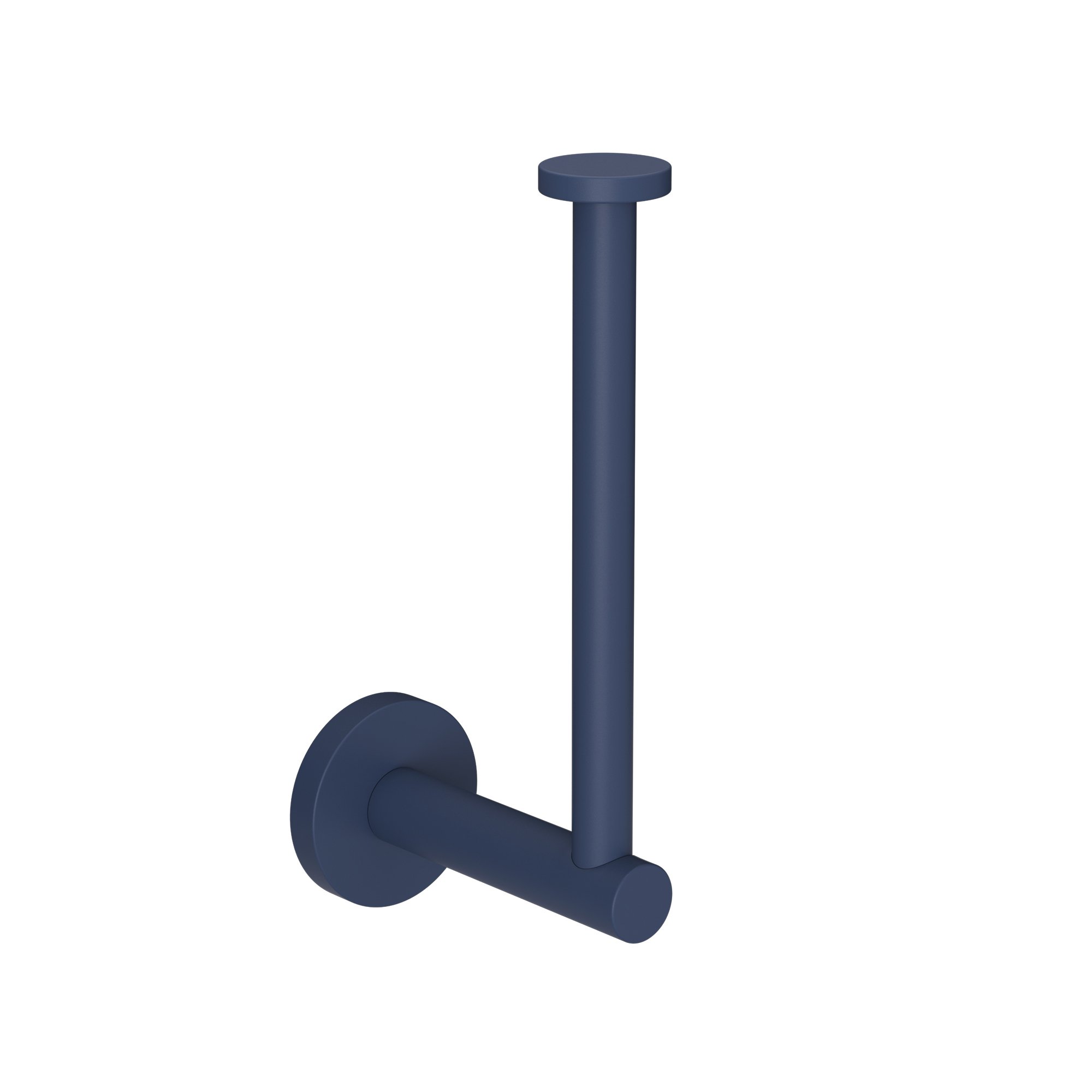 102-203 Χαρτοθήκη Εφεδρική – Matt Navy Blue, Pam & Co, W5 x D5 x H17 (cm), 102-203 - Image 1