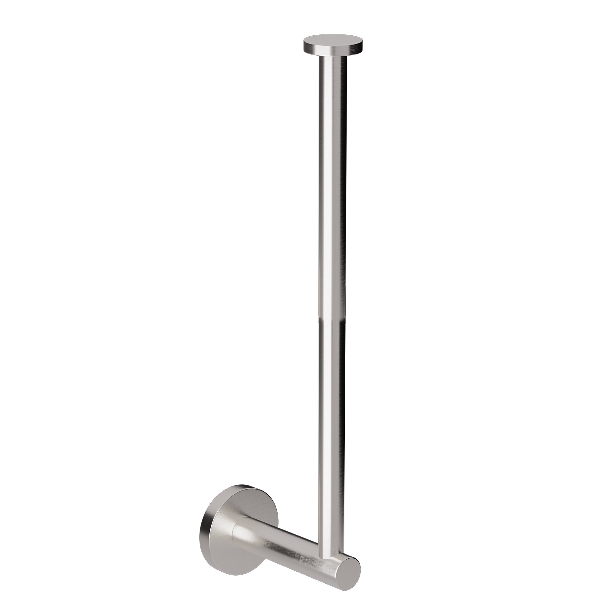 103-011 Χαρτοθήκη Εφεδρική (2 θέσεων) – Matt Inox, Pam & Co, W5 x D5 x H29 (cm), 103-011 - Image 1