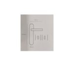 Πόμολα Πόρτας Best Νίκελ Ματ/Χρώμιο 105 με Πλακά – Μοντέρνο & Ανθεκτικό - Image 2