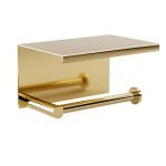 Χαρτοθήκη με Καπάκι – Gold, Pam & Co, W16 x D11 x H9 (cm), 108-024