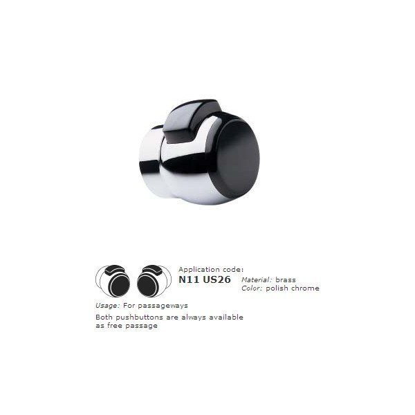 11 US26 Κλειδαριά Meroni Χρώμιο - Image 1