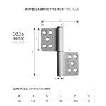 ΜΕΝΤΕΣΕΣ ΑΜΦΙΠΛΕΥΡΟΣ ΙΝΟΧ Ζωγομετάλ 0326