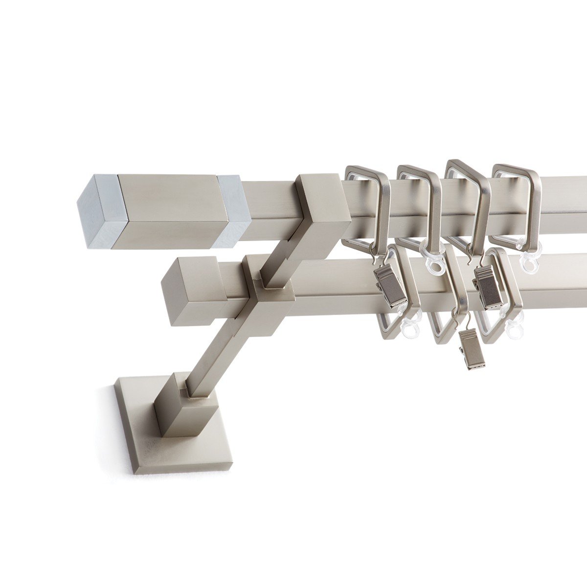 113 Κουρτινόξυλα Τετράγωνα T23 - Image 1