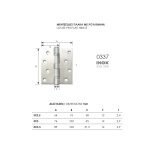 ΜΕΝΤΕΣΕΣ Πλάκα  με ρουλεμάν ΙΝΟΧ Ζωγομετάλ 0337