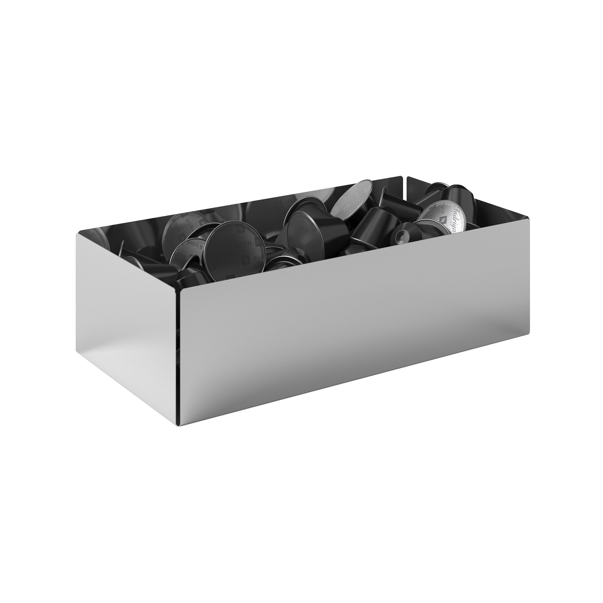 117-001 Θήκη για Κάψουλες – Inox, Pam & Co, W25 x D13 x H7,5 (cm), 117-001 - Image 1